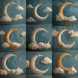 Over the Moon Newborn Background Bundle