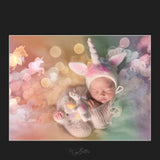 Magical Unicorn Bokeh Overlays