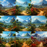 Ultimate Prehistoric Path Background Bundle