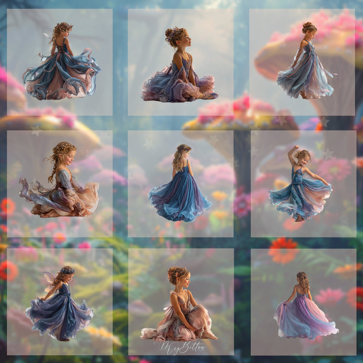 Magical Twilight Fairy Model Overlays
