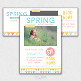 Spring Mini Session Banner & Flyer Template #2