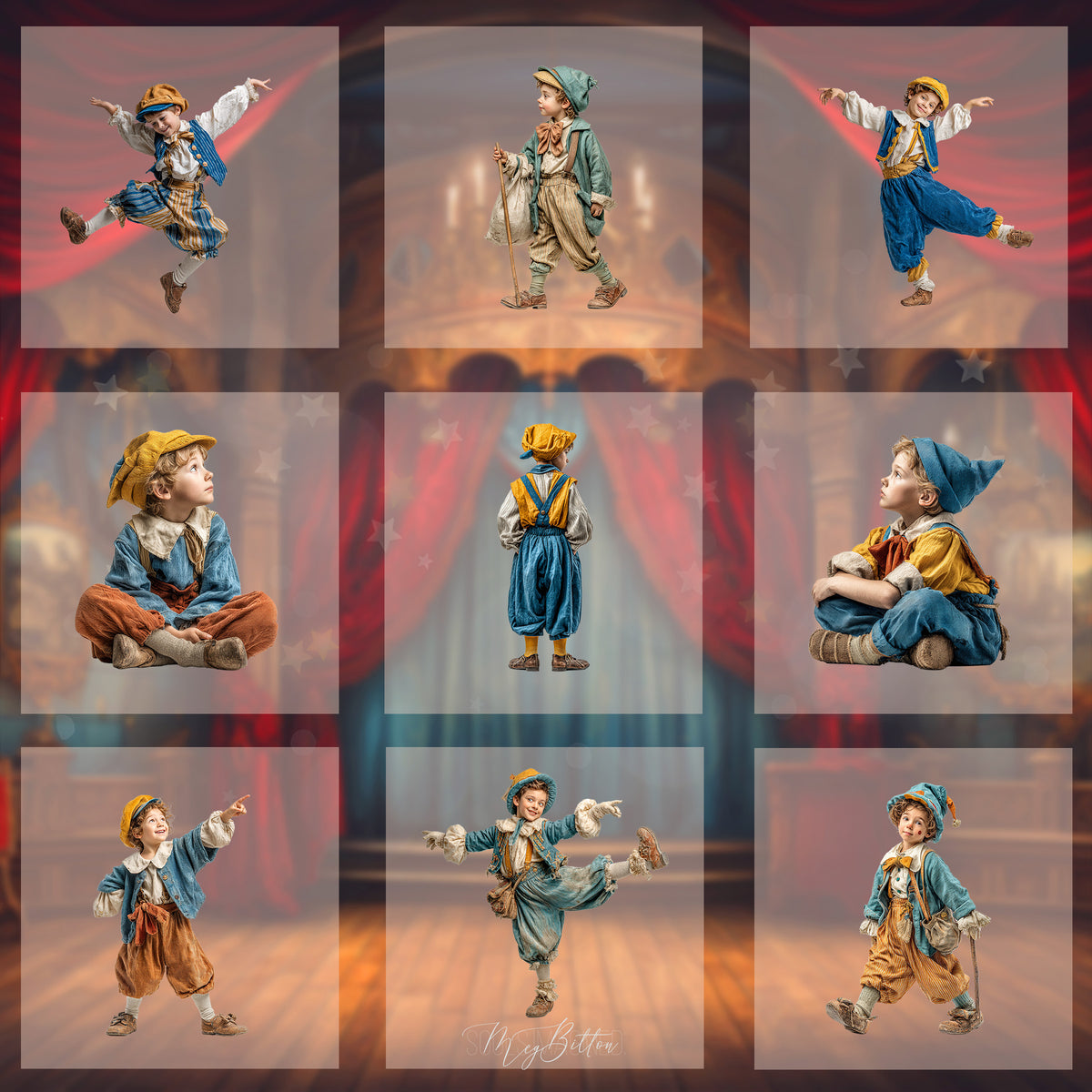 Magical Pinocchio Model Overlays