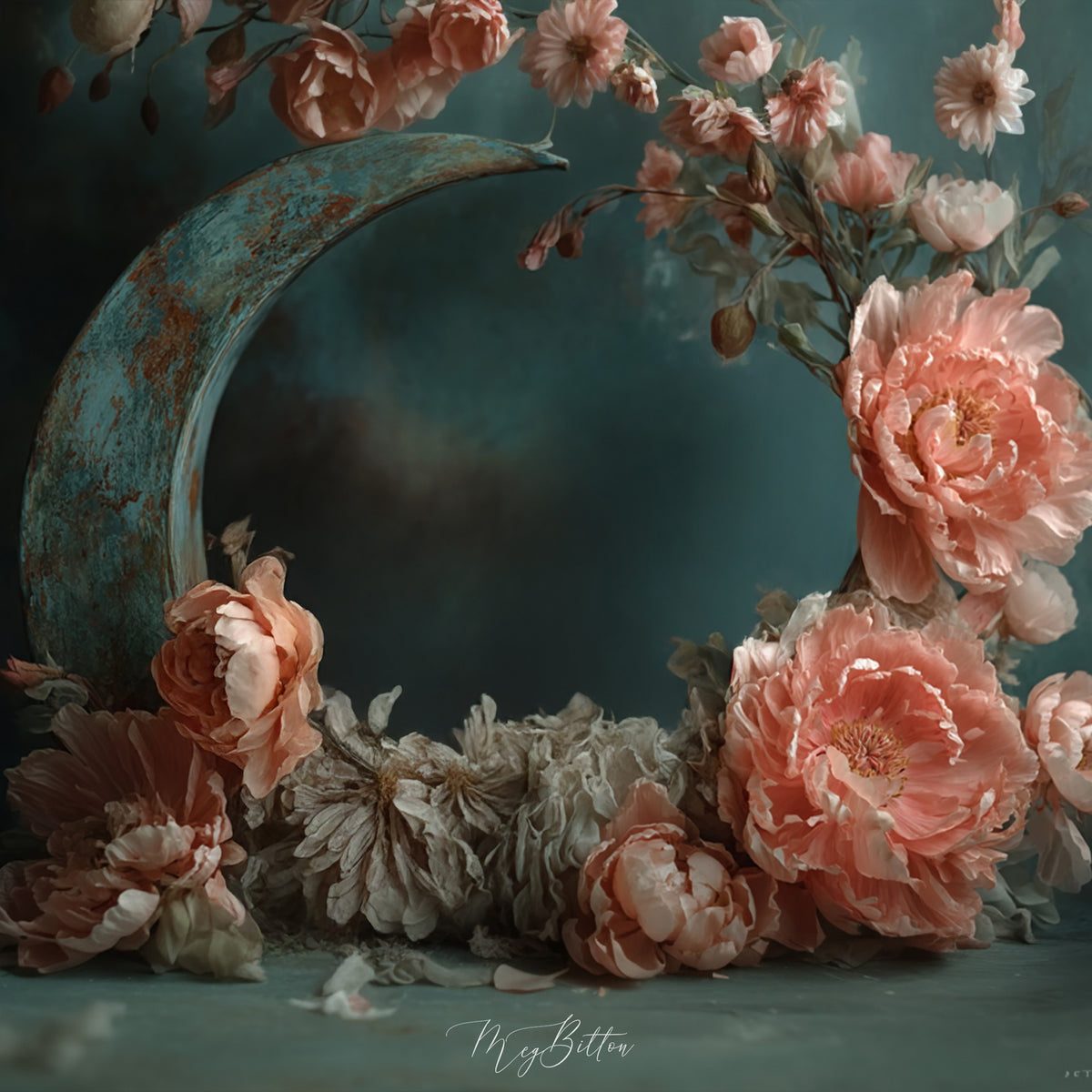 Digital Background: Precious Peonie