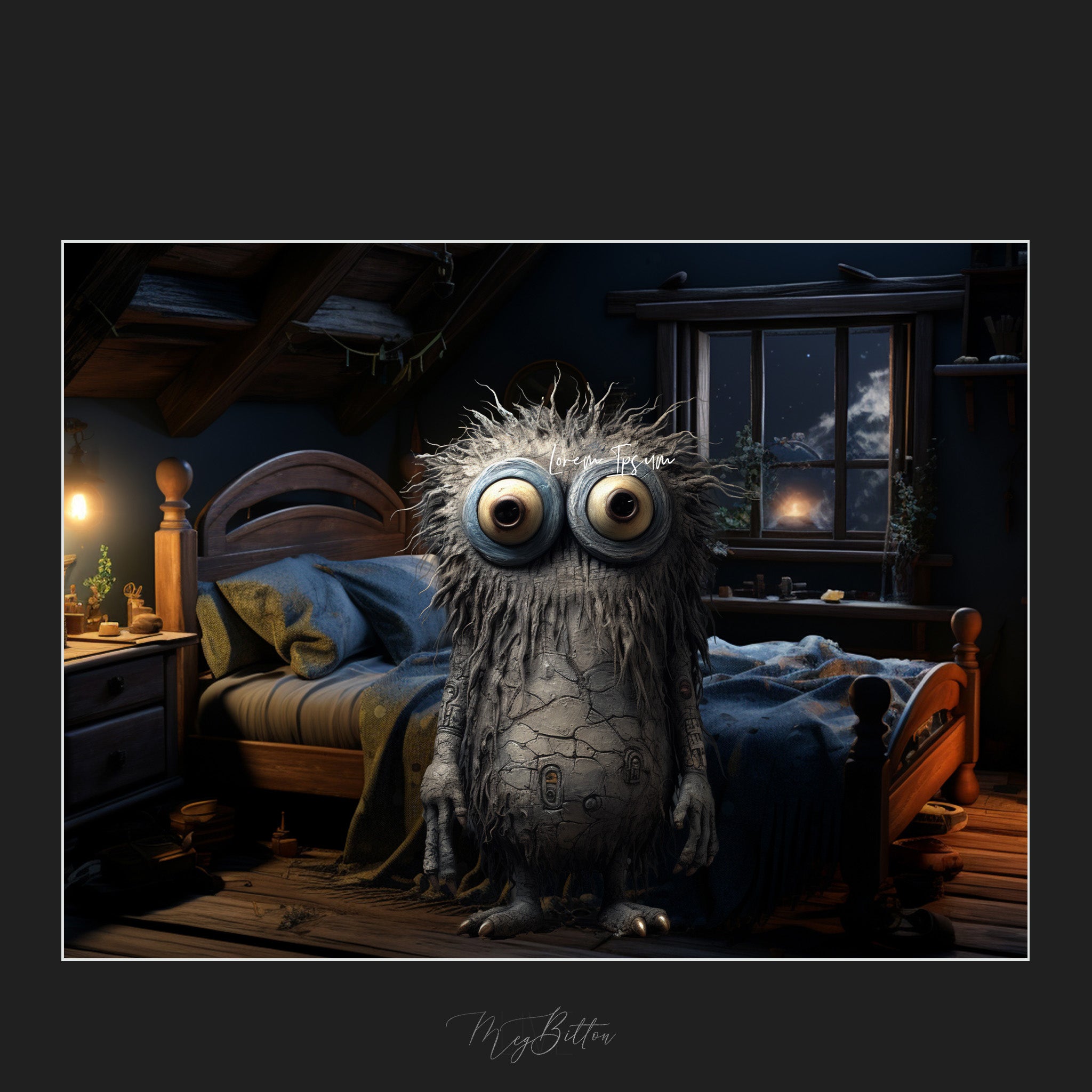 Ghoulish Monster Overlays - Meg Bitton Productions