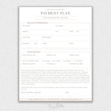 Payment Plan Template