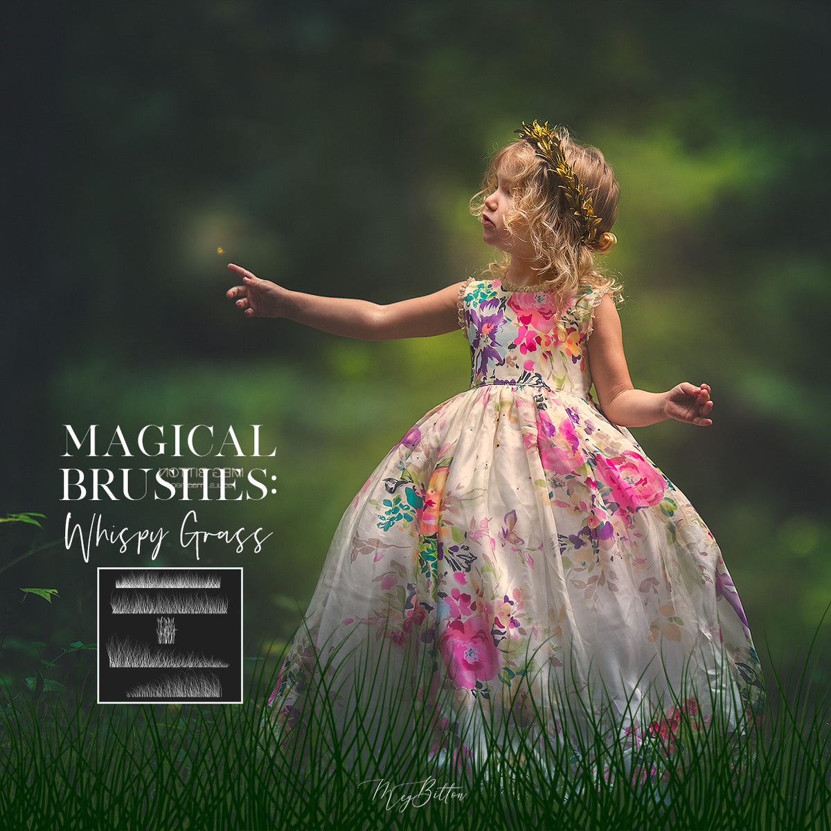 Magical Whispy Grass Brush Set