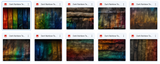 Magical Dark Rainbow Paint Textures - Meg Bitton Productions