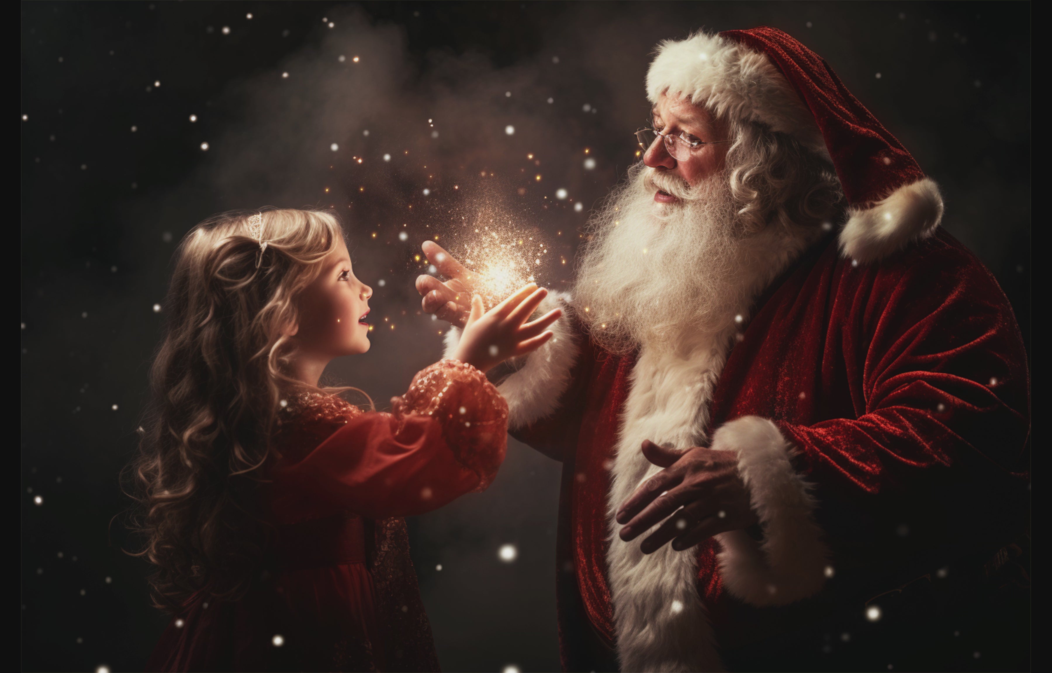 Magical Moving Christmas Magic Overlays
