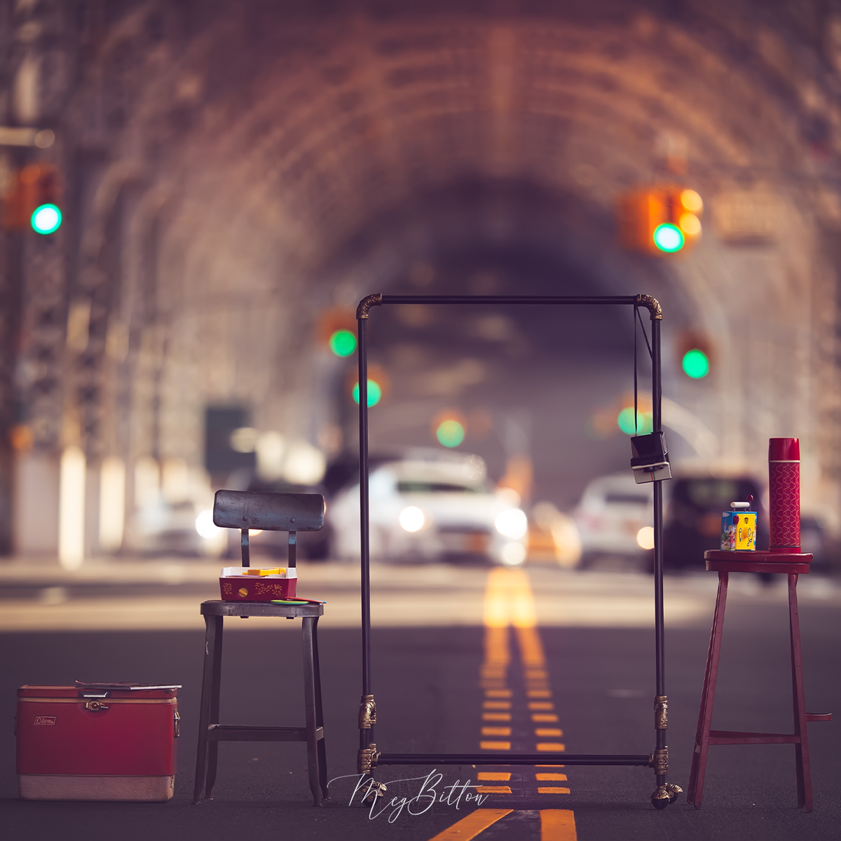 Digital Background: City Couture Set Up - Meg Bitton Productions