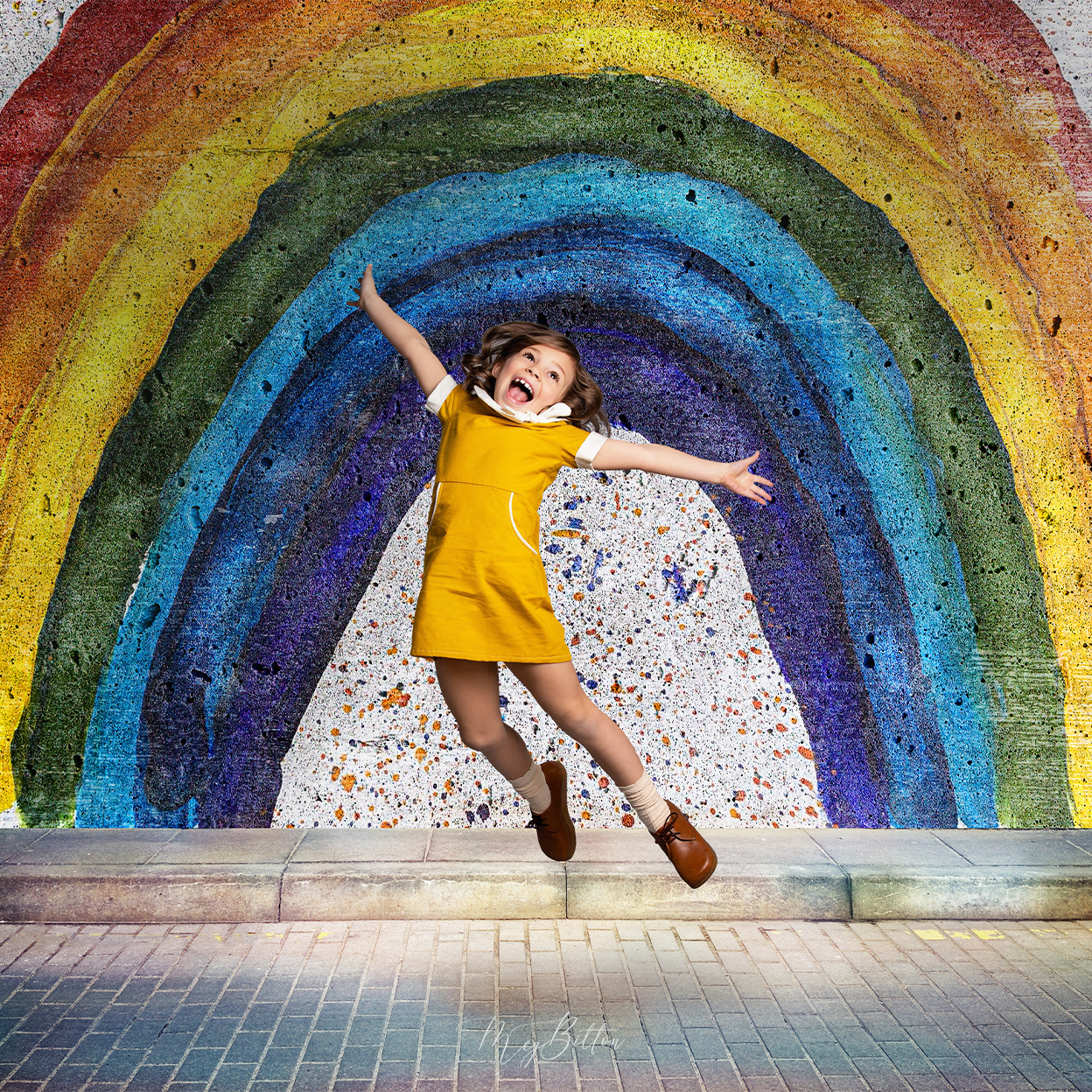 Digital Background: The Rainbow - Meg Bitton Productions