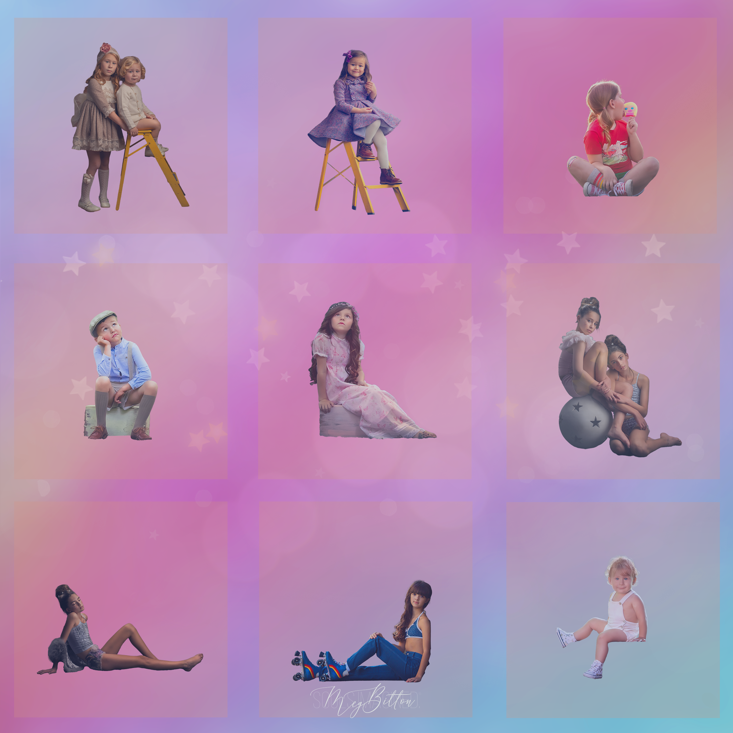 Magical Sitting Model Overlays - Meg Bitton Productions
