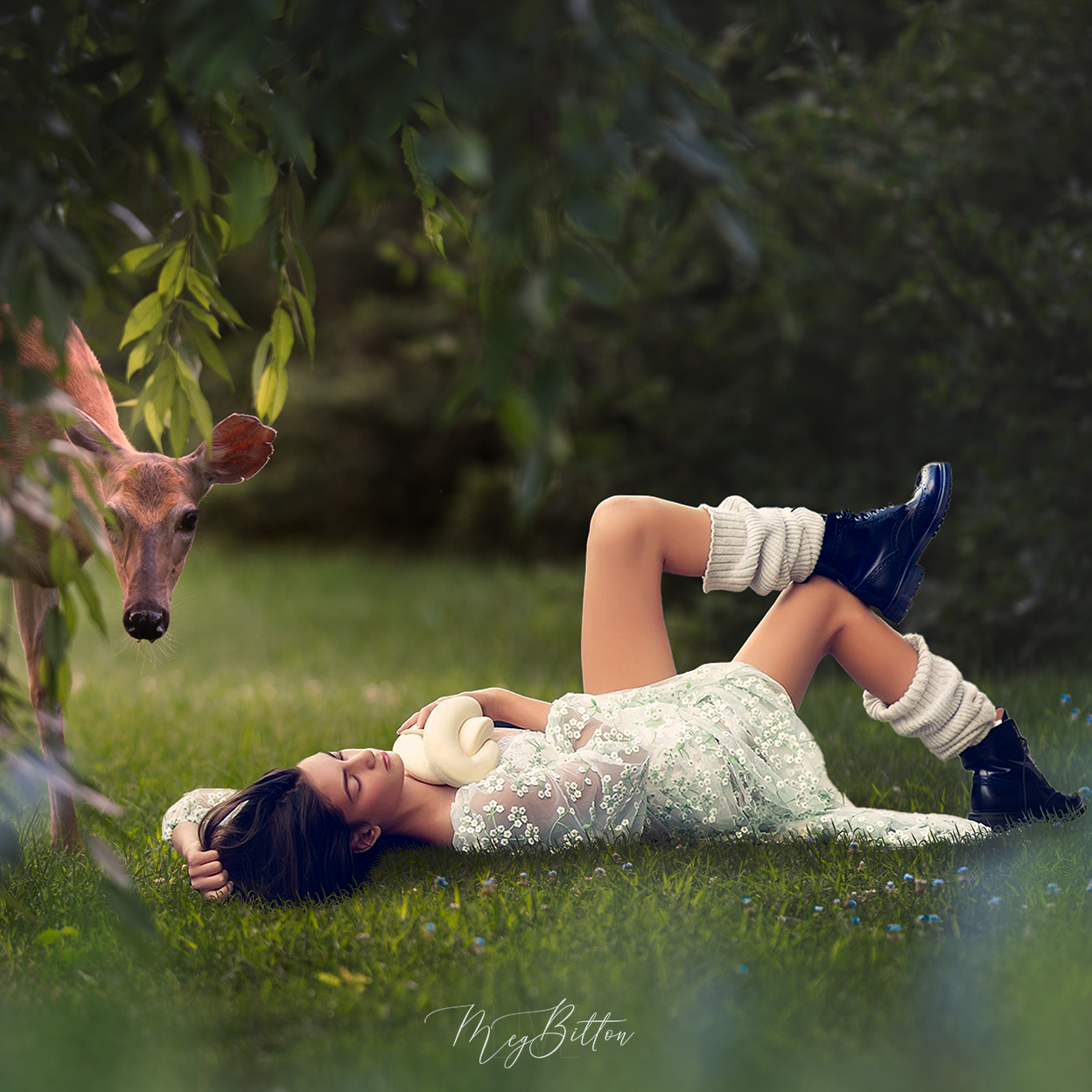 Simple Composite Creation - Placing Subjects Lying Down