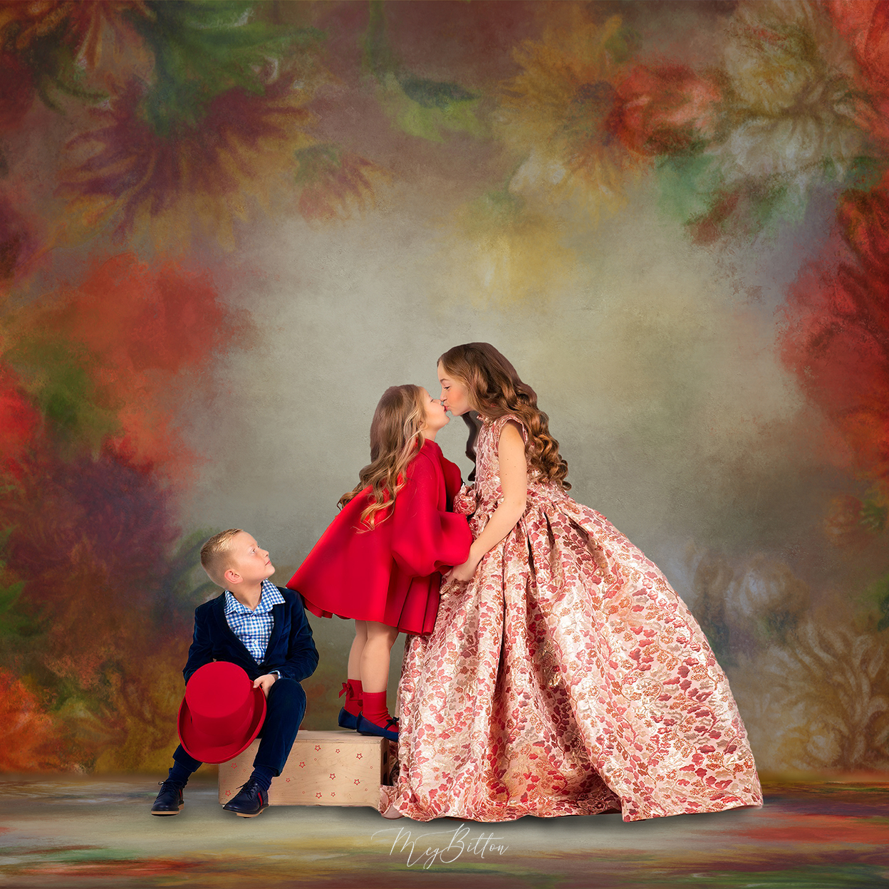 Digital Studio Backdrop: Adoring Autumn - Meg Bitton Productions