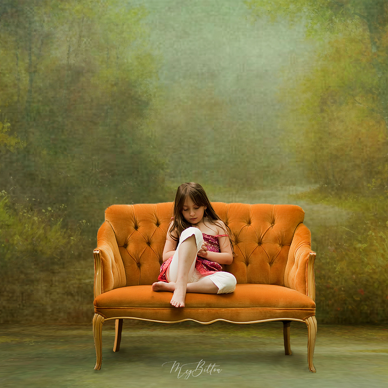 Digital Studio Backdrop: Fine Art Path - Meg Bitton Productions