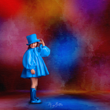 Digital Studio Backdrop: Vivid Rainbow - Meg Bitton Productions
