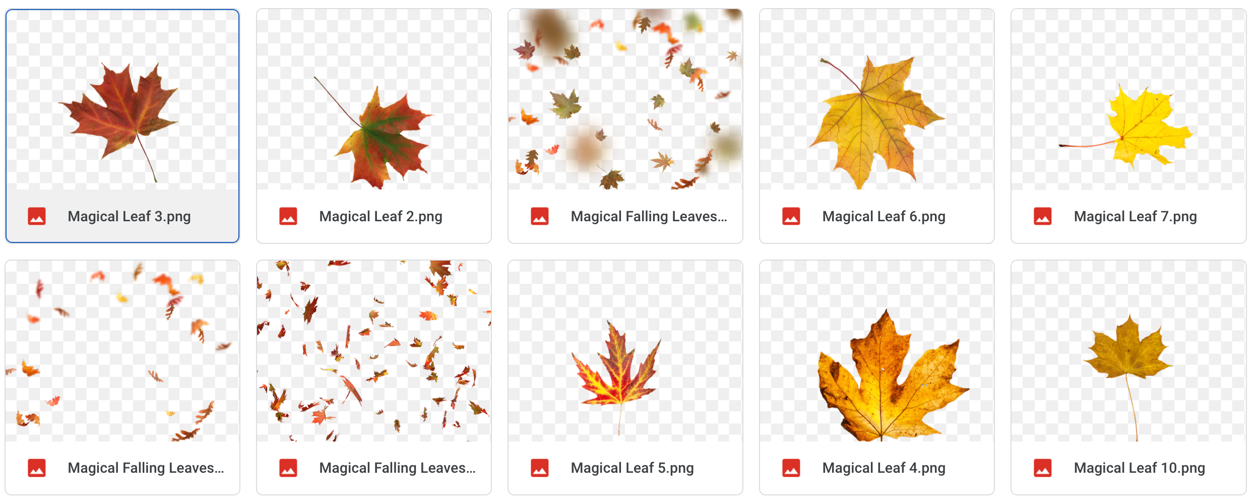 Magical Fall Overlays - Meg Bitton Productions