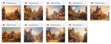 The Hurry Before I Change My Mind Digital Background Bundle - Meg Bitton Productions