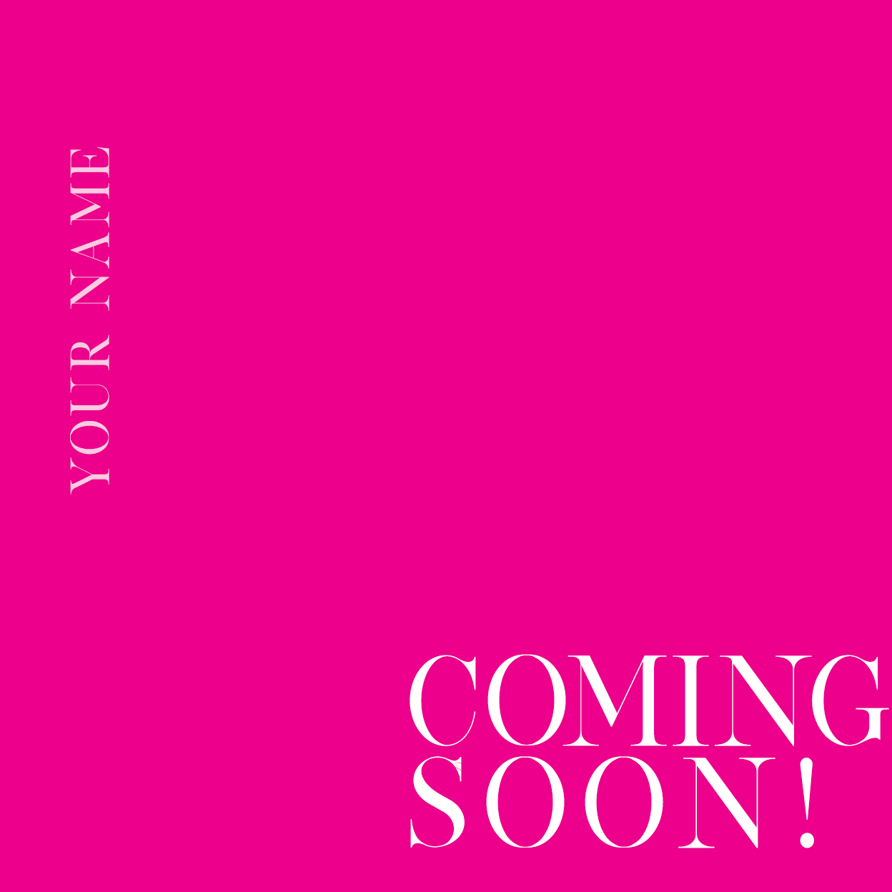 Coming Soon Marketing Template - Meg Bitton Productions
