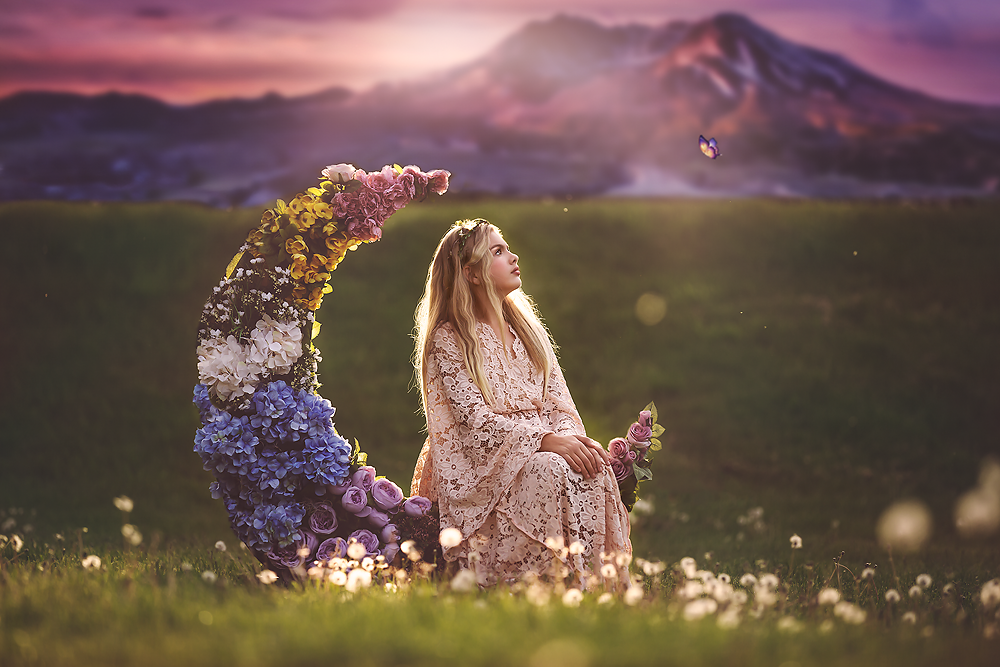Floral Moon - Meg Bitton Productions