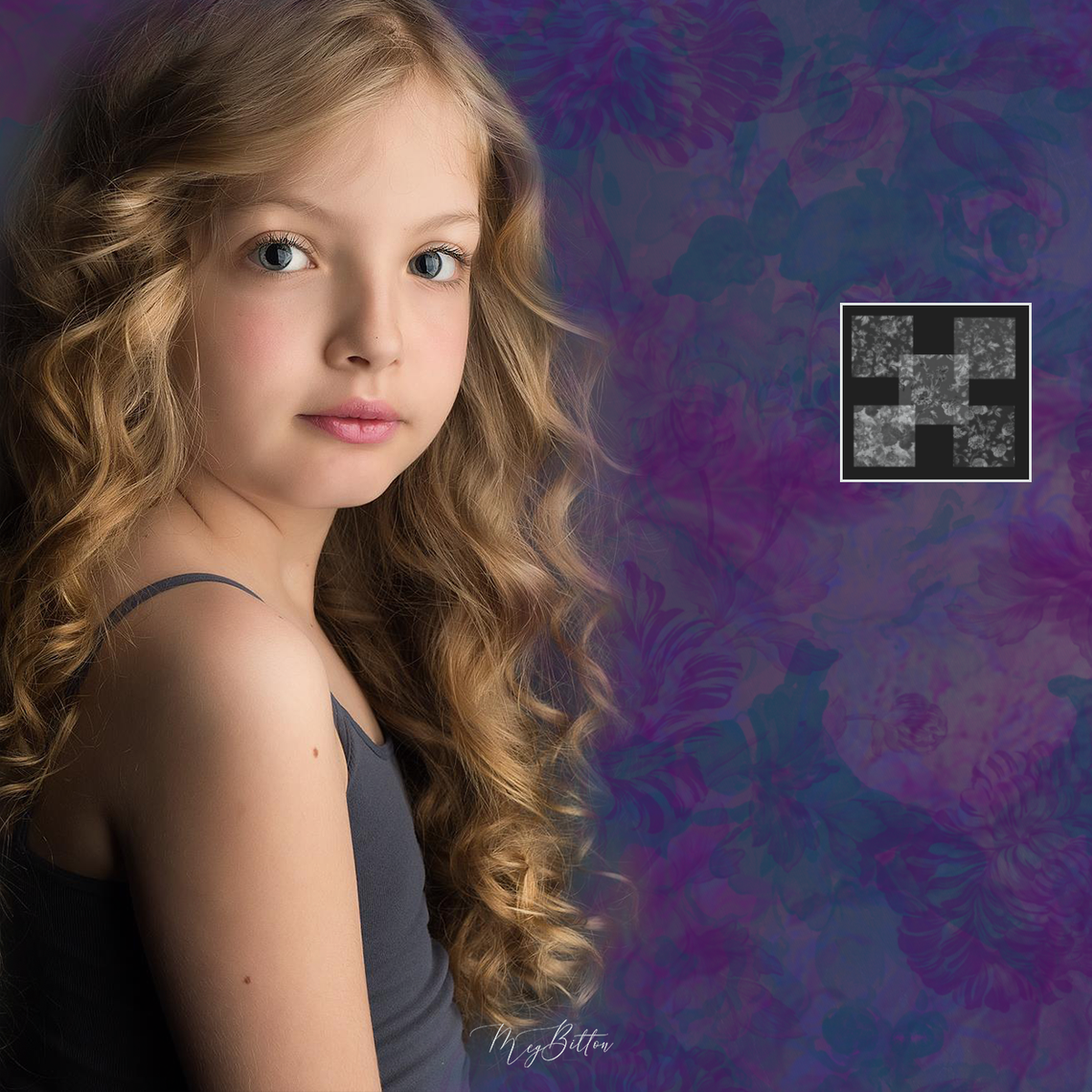 Floral Fabric Brushes - Meg Bitton Productions