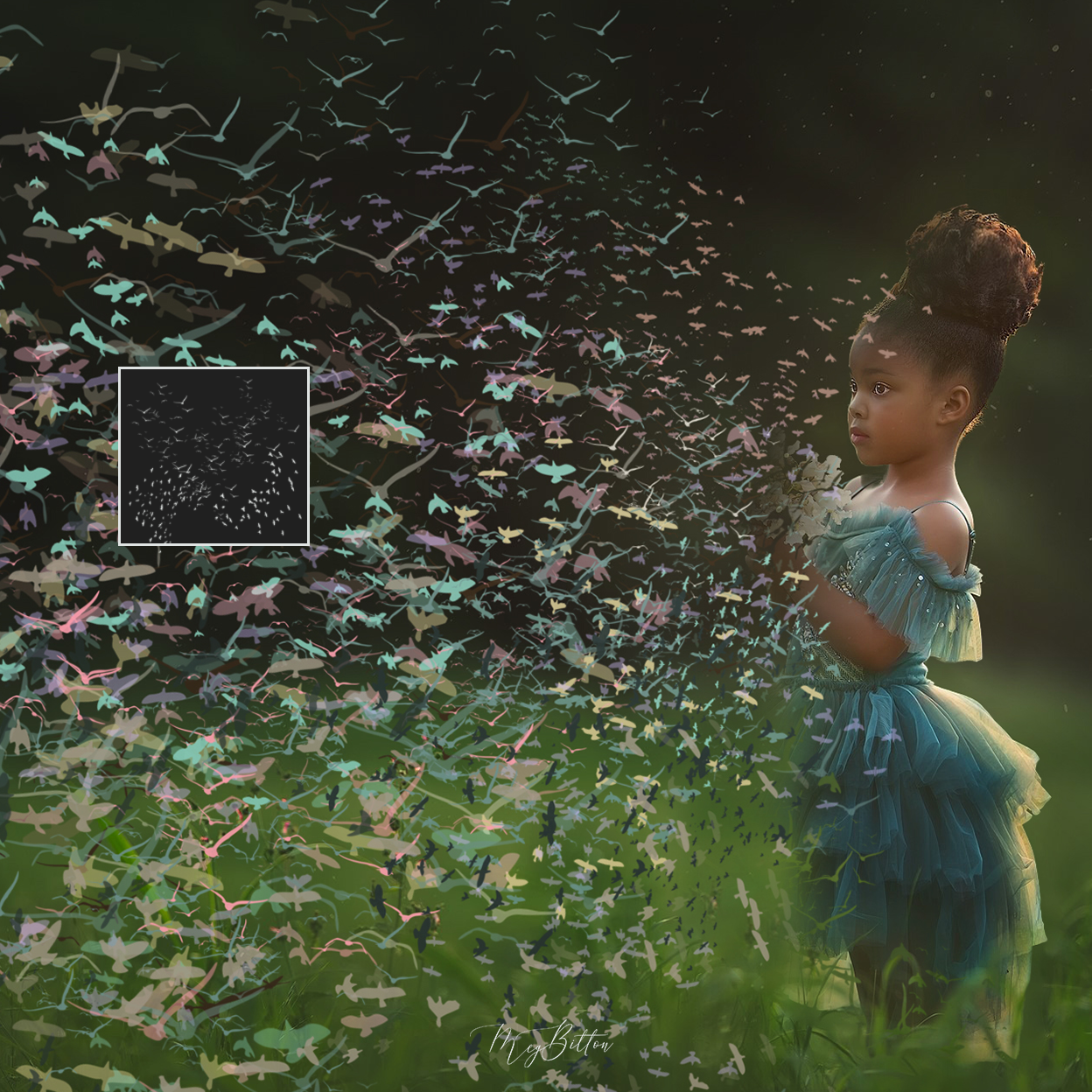 Birds Dispersion Brushes