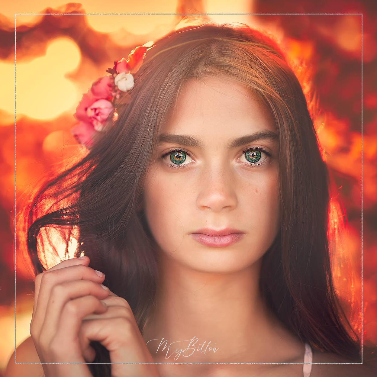 Magical Green Eyes Action - Meg Bitton Productions