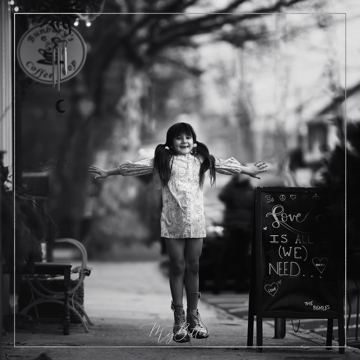 Magical Spring Monochrome Action - Meg Bitton Productions