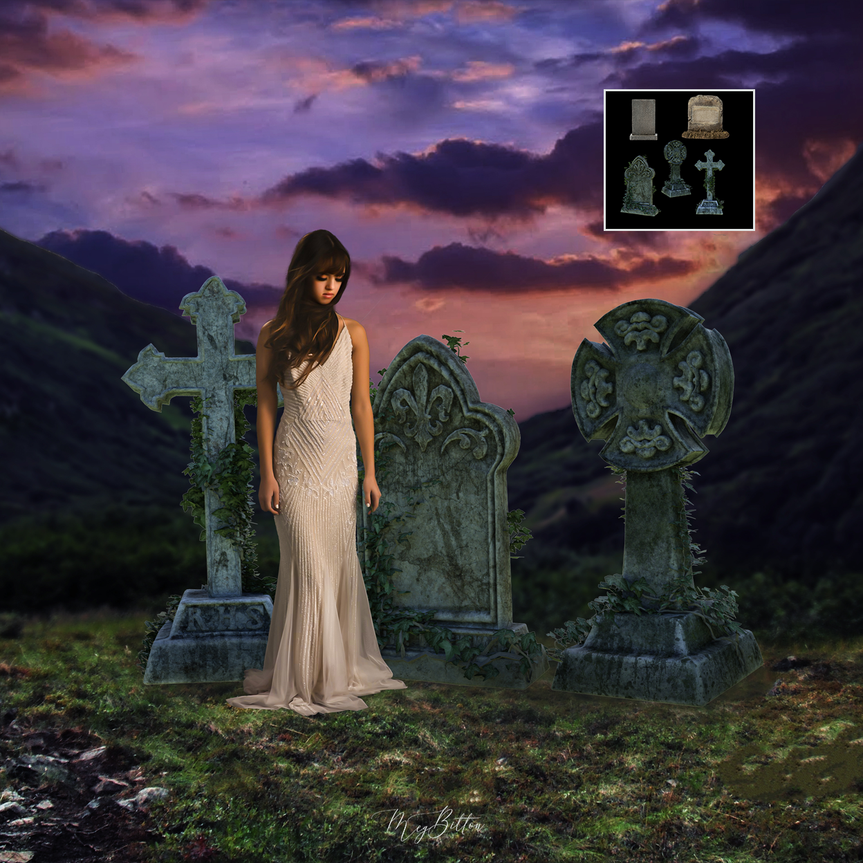 Mixer Brush: Tombstones - Meg Bitton Productions