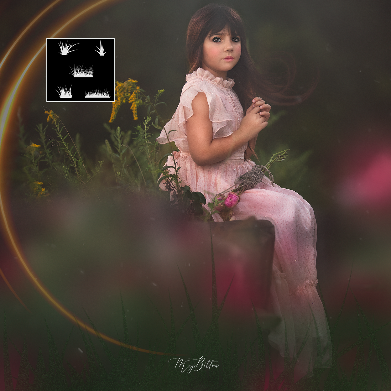 Magical Illustrated Grass Brushes